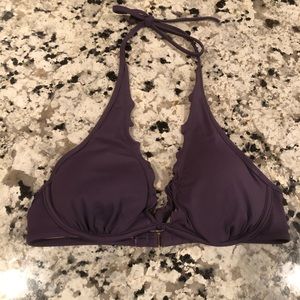Victoria’s Secret high tie halter bikini top 32C